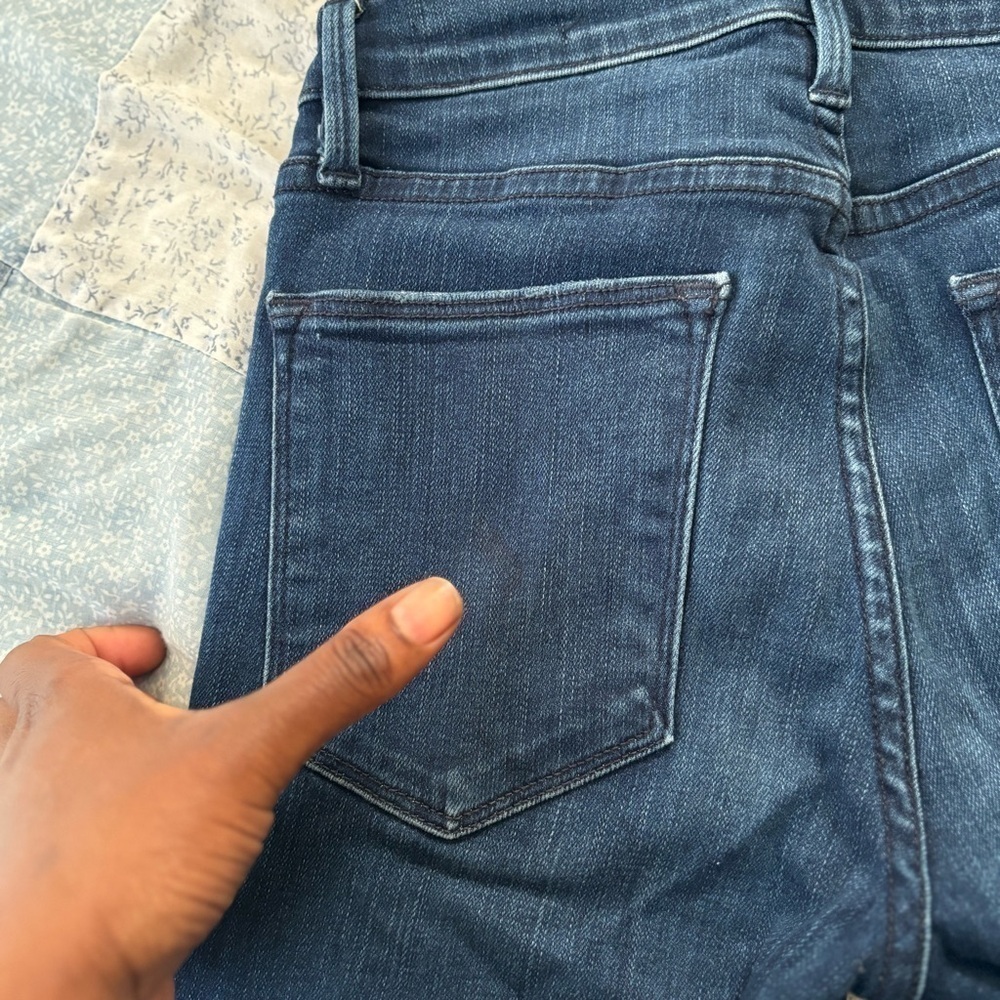 FRAME Le High Skinny Jeans in Silver Spring - Picture 11 of 13